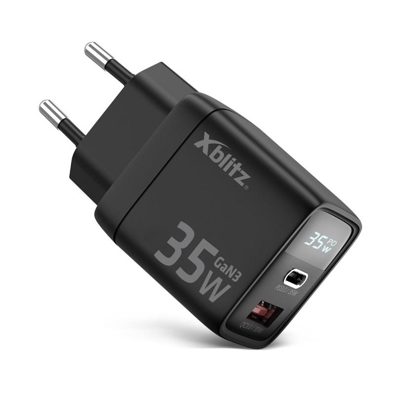 Vægoplader USB-C 35 W GaN - Xblitz PD35W (XC1)