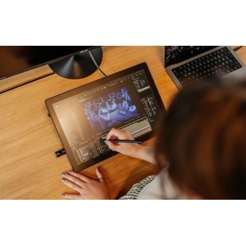 Tegneplade med skærm Wacom Cintiq 16, 345 × 215 mm, USB, sort