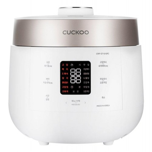 Riskoger Cuckoo CRP-ST1009F 1,8 l – 1.150 W, champagne/hvid
