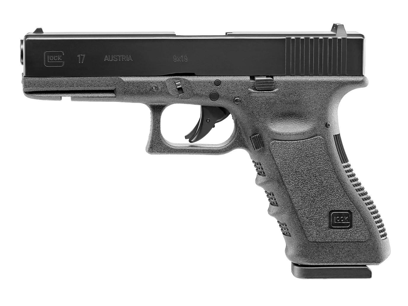 Luftpistol CO2 UMAREX GLOCK 17 4,5 mm BB/Diabolo BlowBack, 8-skuds