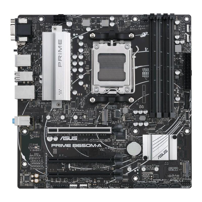 Bundkort ASUS Prime B650M-A - AMD B650, Socket AM5, micro ATX billede