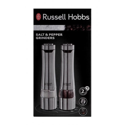 Krydderikværn sæt – Russell Hobbs 23460-56, salt og peber, rustfrit stål