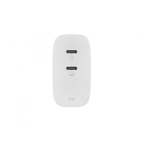 Oplader med hurtigopladning 67 W – Native Union, 2x USB-C, hvid