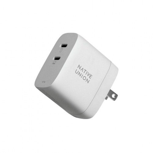 Oplader med hurtigopladning 67 W – Native Union, 2x USB-C, hvid