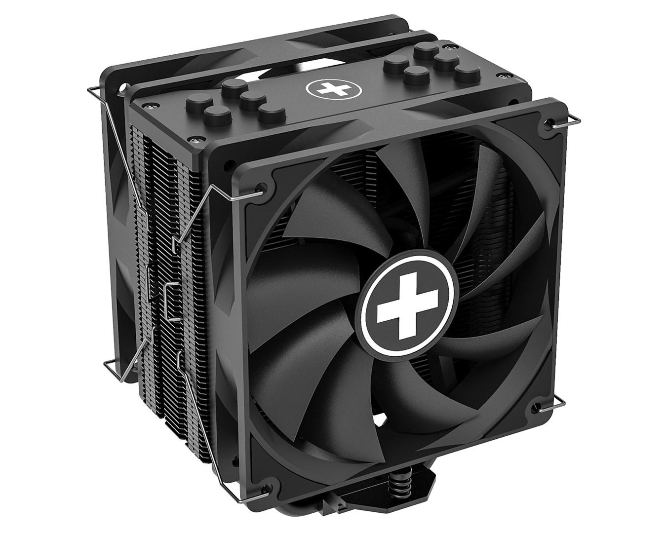 CPU-køler Xilence Performance A+ XC061 – 120 mm, sort, dual-fan billede