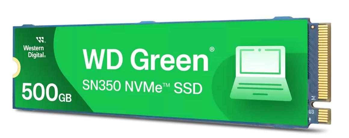 WD Green SN350 - SSD - 500 GB - intern - M.2 2280 - PCIe 3.0 x4 (NVMe)