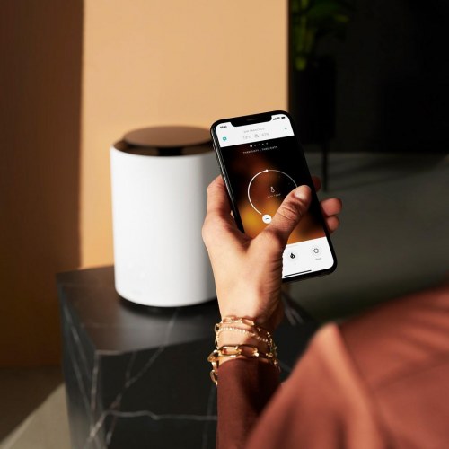 Varmeblæser med ventilator – Duux Threesixty Smart Gen2, 1.800 W, hvid (op til 30 m²)