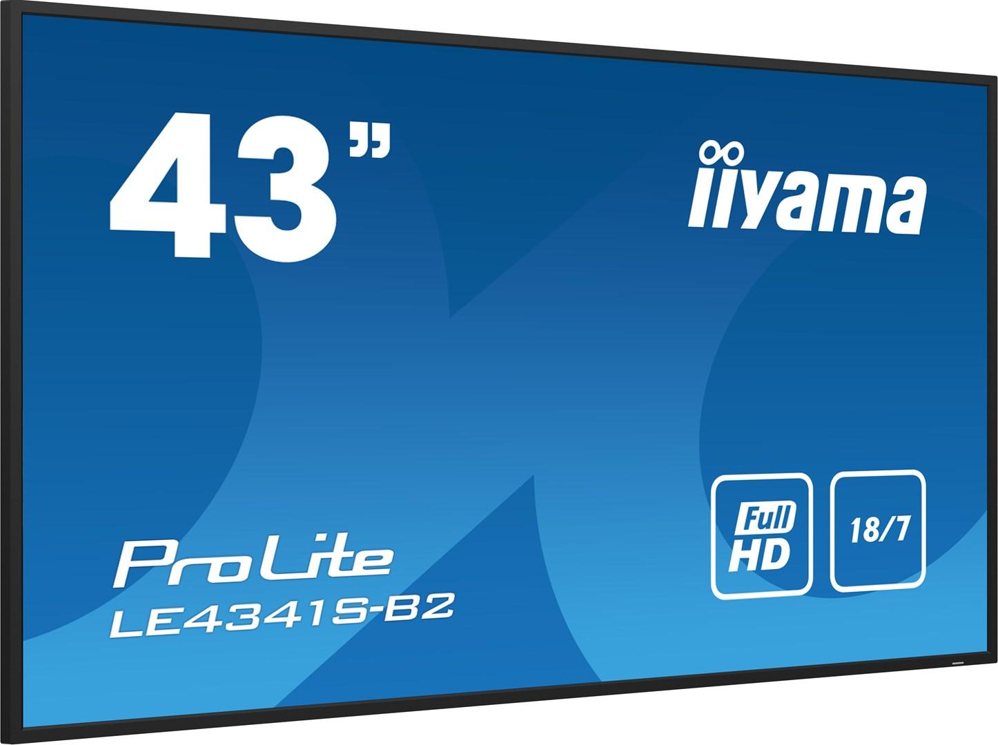 Skærm iiyama ProLite LE4341S-B2 43" Full HD digital signage billede