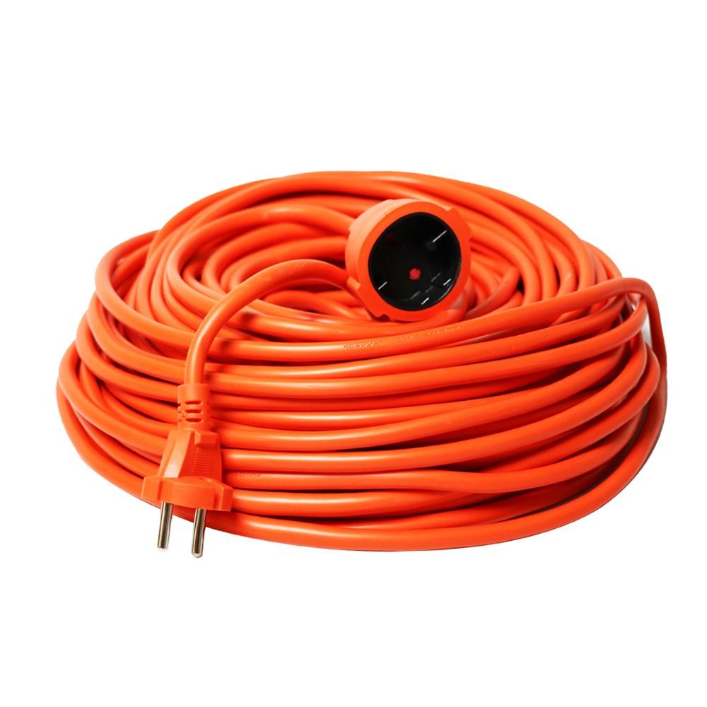 Forlængerledning 40 m IP44 - VERTEX, type E, 2×1,0 mm²