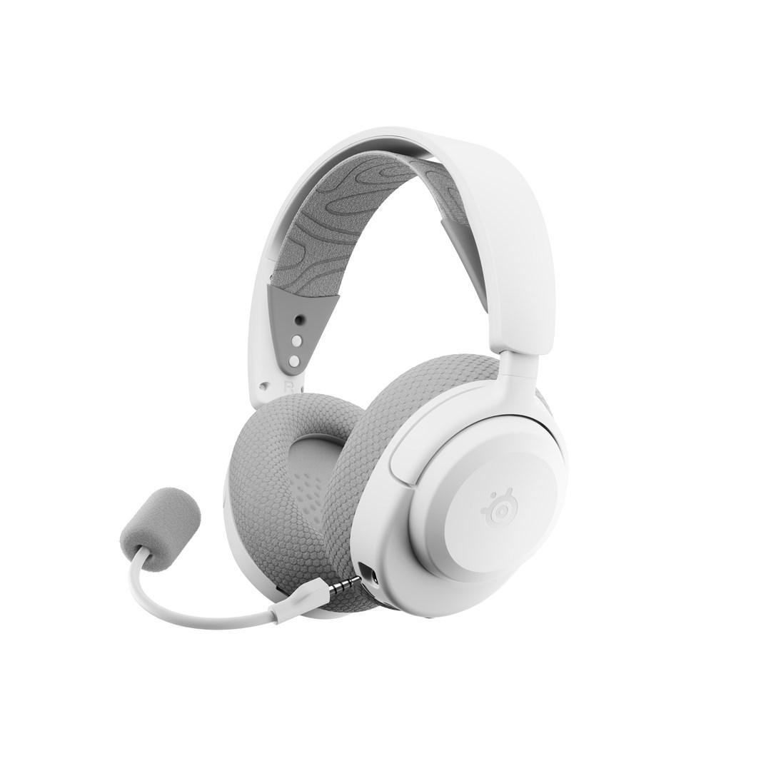 Gaming headset SteelSeries Arctis Nova 3P - trådløst, Bluetooth, hvid billede