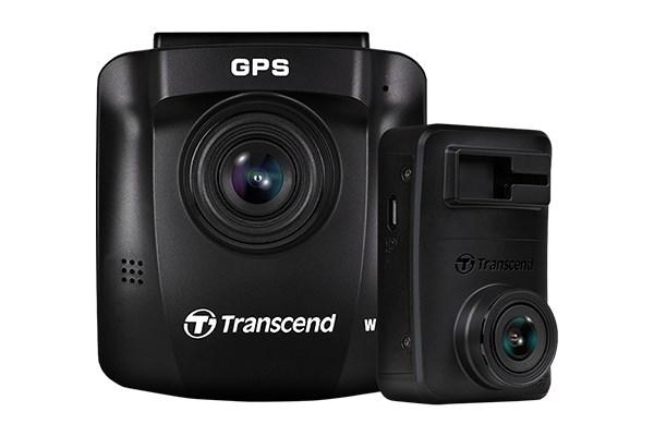 Dashcam Transcend DrivePro 620 - Full HD, Wi‑Fi, GPS, 2 kameraer - Sort billede