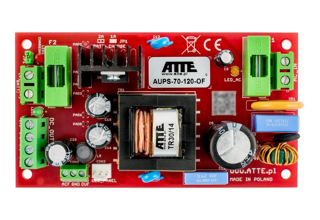 Strømforsyning buffer impuls – Atte AUPS-70-120-OF