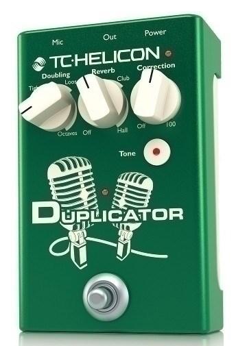 Vokaleffektpedal TC Helicon Duplicator - Doubling, Reverb og Pitch Correction