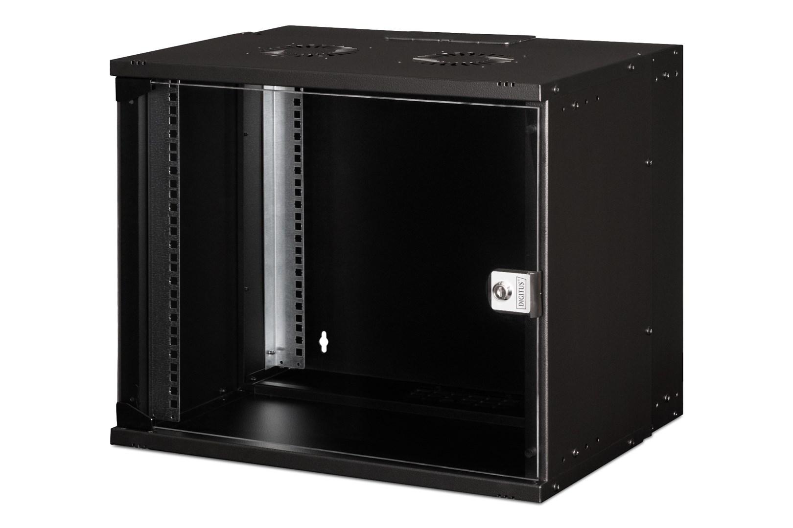 Væghængt 19" rackskab DIGITUS SOHO Pro - 540×400 mm, 9U billede