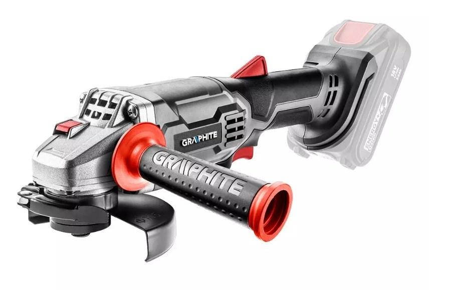 Vinkelsliber 18V uden kul, 115 mm – GRAPHITE Energy+ (uden batteri) billede