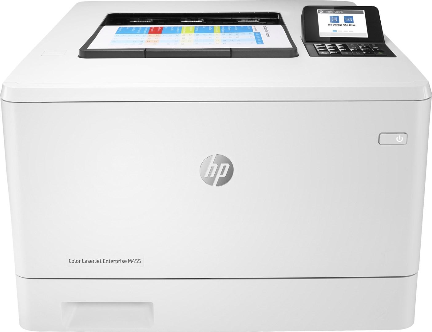 Farvelaserprinter HP Color LaserJet Enterprise M455dn