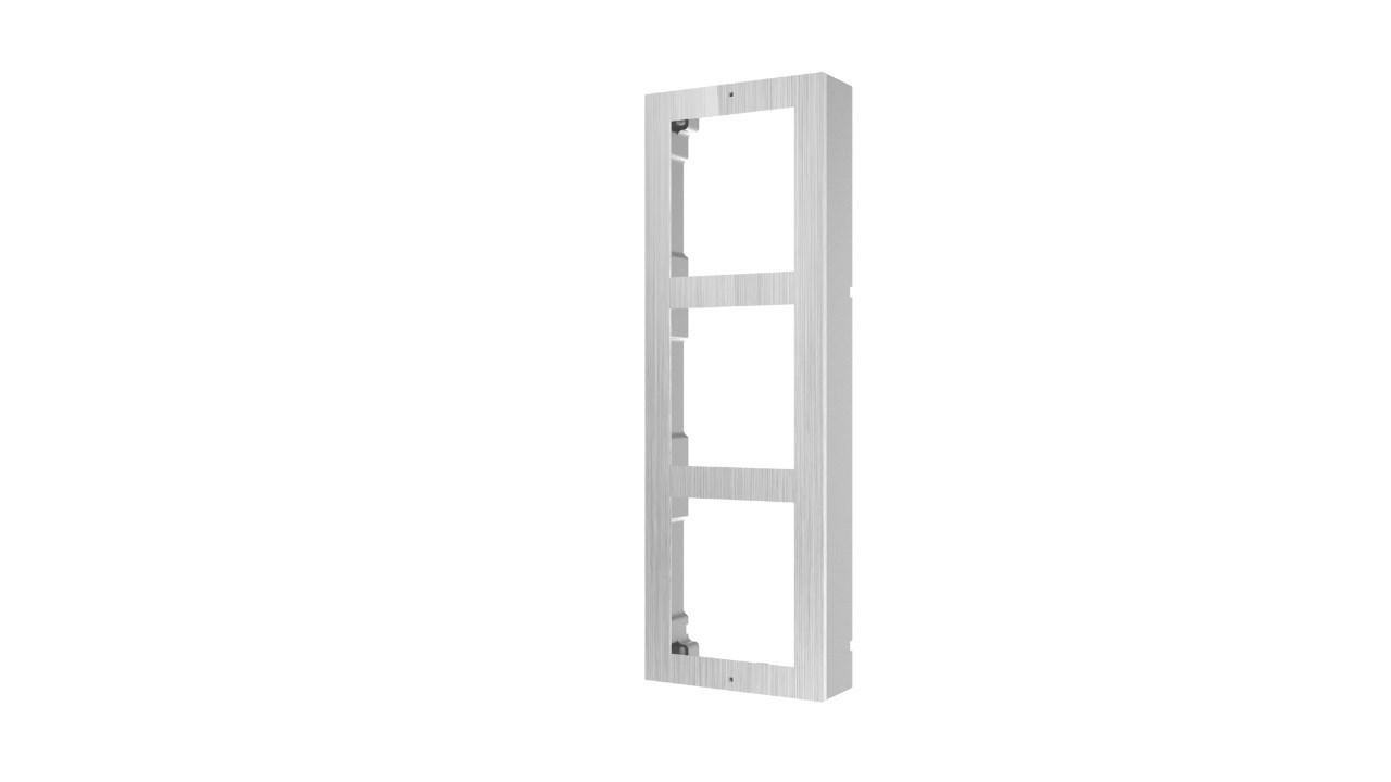 Frontplade til dørtelefon – Hikvision DS-KD-ACW3/S, rustfrit stål/aluminium