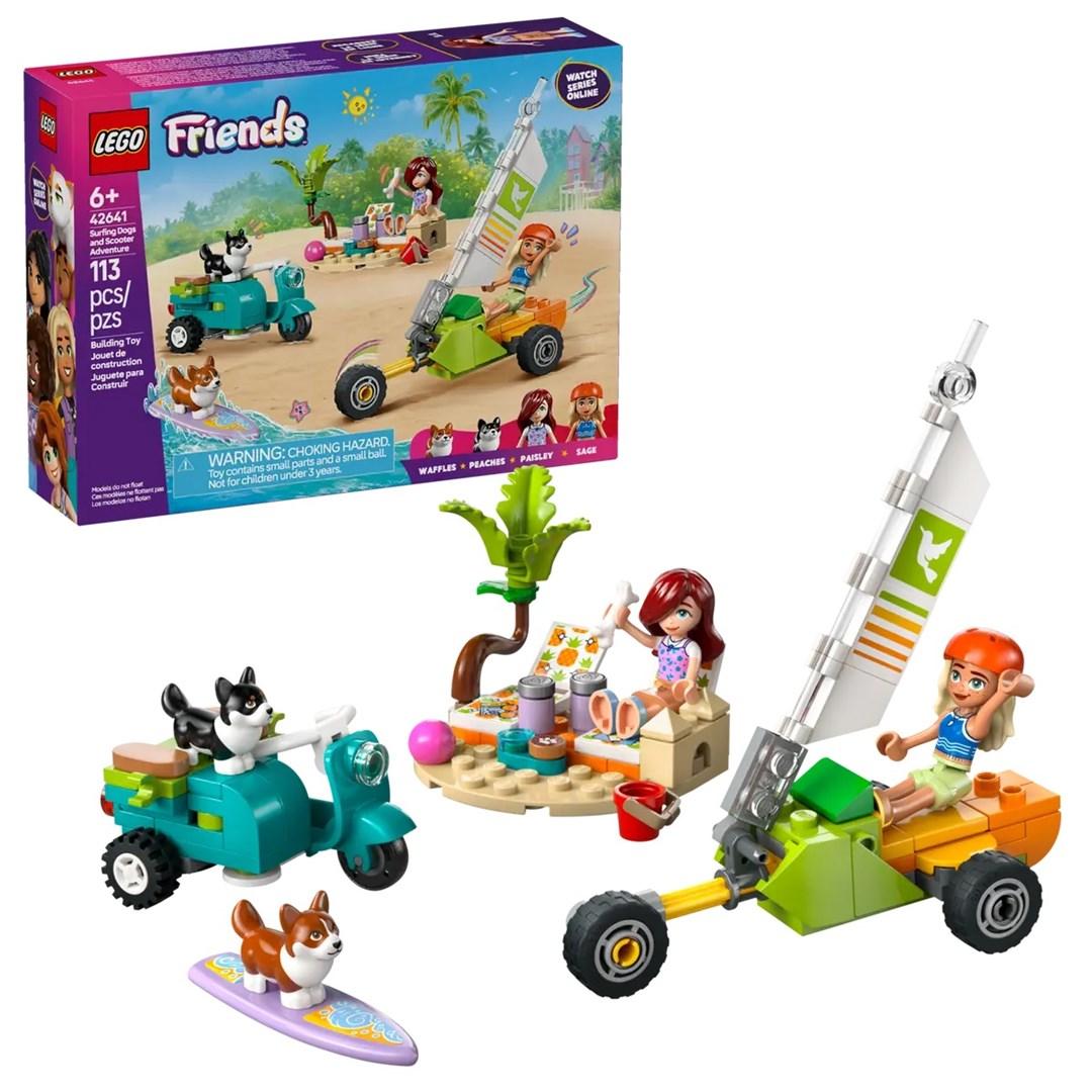 LEGO Friends 42641 – Surfende hunde og scooter-eventyr