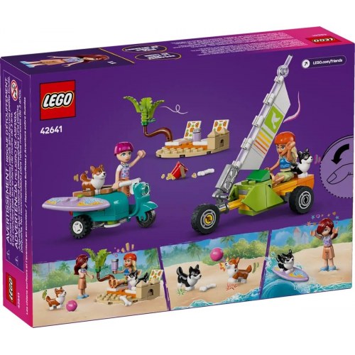LEGO Friends 42641 – Surfende hunde og scooter-eventyr