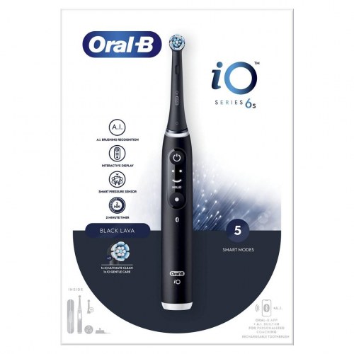Elektrisk tandbørste Oral-B iO 6 – sort (vibrerende)