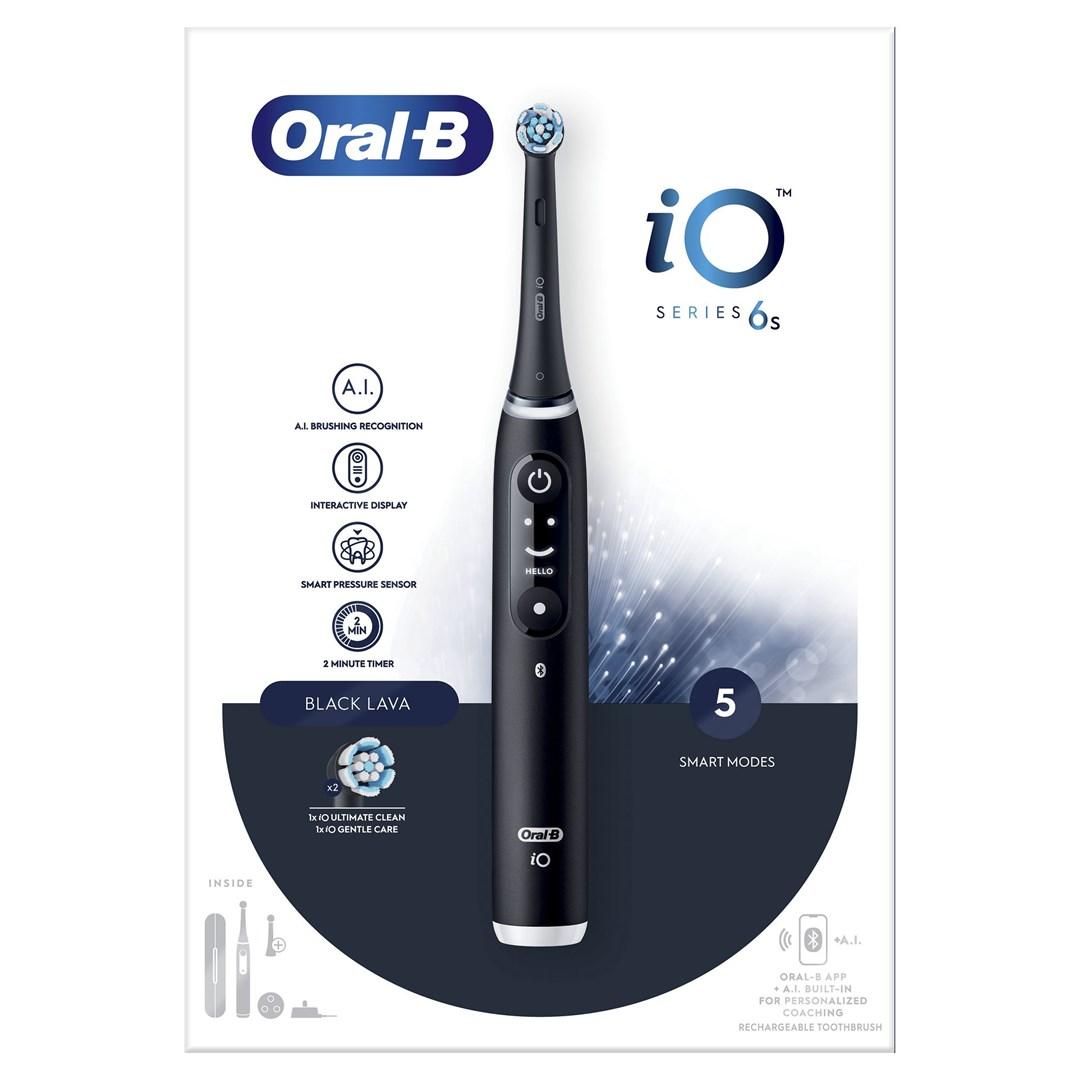 Elektrisk tandbørste Oral-B iO 6 sort (vibrerende)