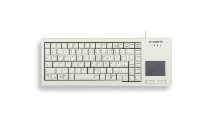 Tastatur med touchpad CHERRY XS - USB, QWERTY US, grå billede