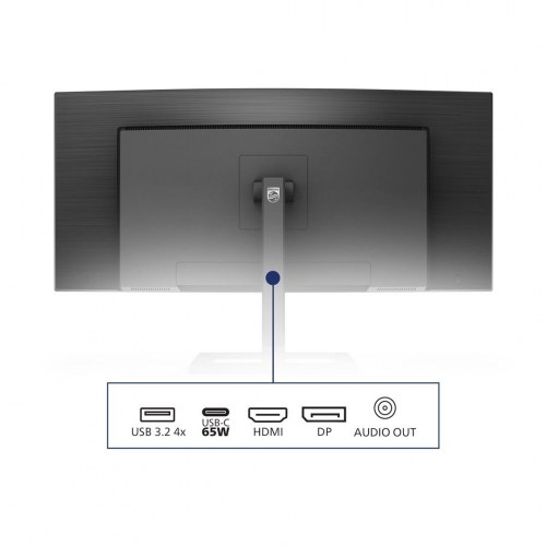 Skærm 34" Philips 346E2CUAE buet WQHD VA, 100 Hz, USB‑C, sort