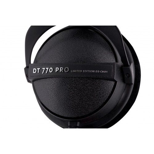 Høretelefoner Beyerdynamic DT 770 Pro Black Limited Edition – lukkede studiemonitor-hovedtelefoner (80 ohm)