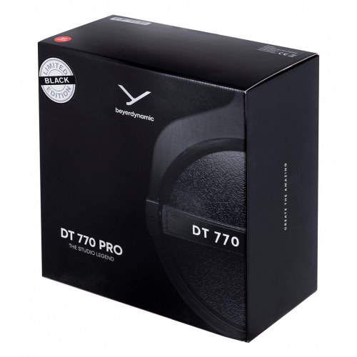 Høretelefoner Beyerdynamic DT 770 Pro Black Limited Edition – lukkede studiemonitor-hovedtelefoner (80 ohm)