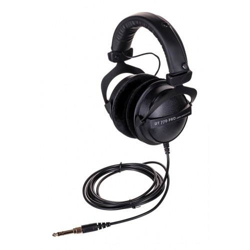 Høretelefoner Beyerdynamic DT 770 Pro Black Limited Edition – lukkede studiemonitor-hovedtelefoner (80 ohm)