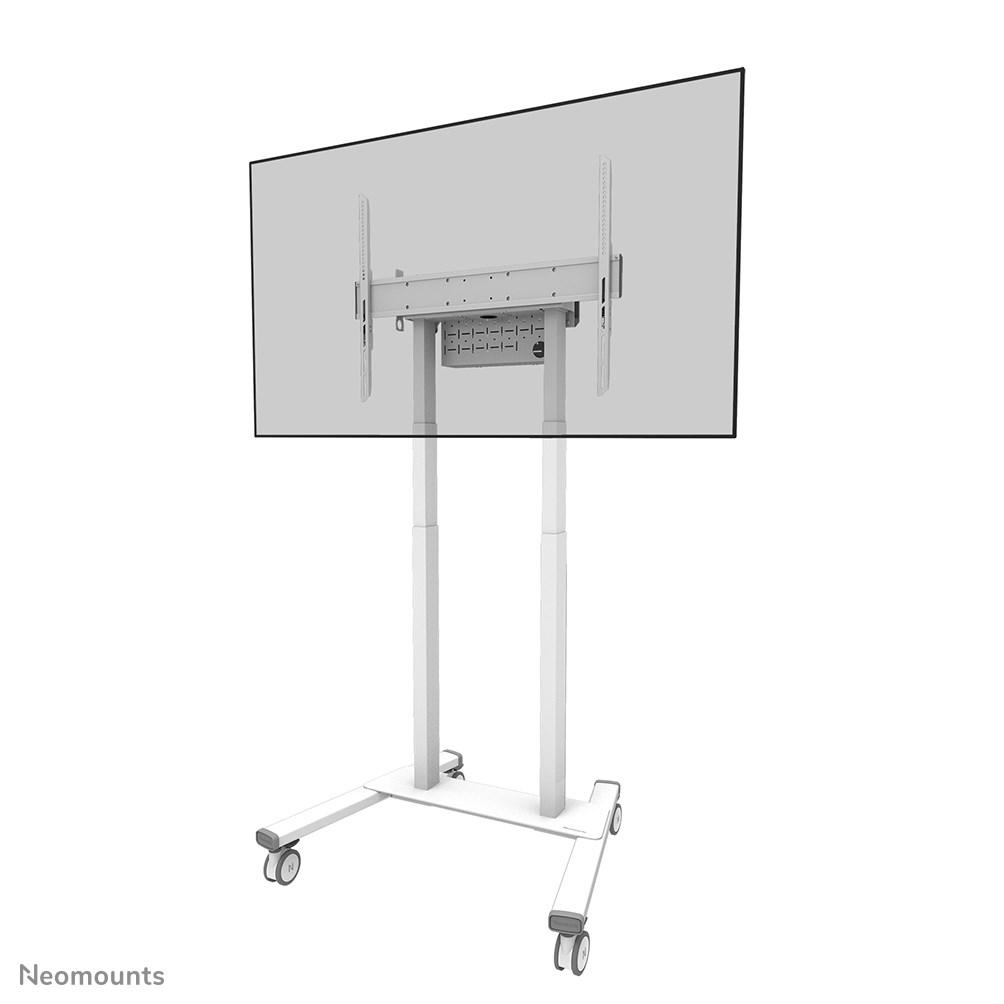 TV-vogn med motor - Neomounts FL55-875WH1, 55-100", hvid billede