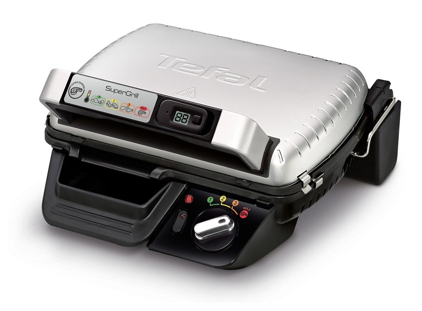 Elgrill Tefal SuperGrill GC451B bordgrill 2000 W