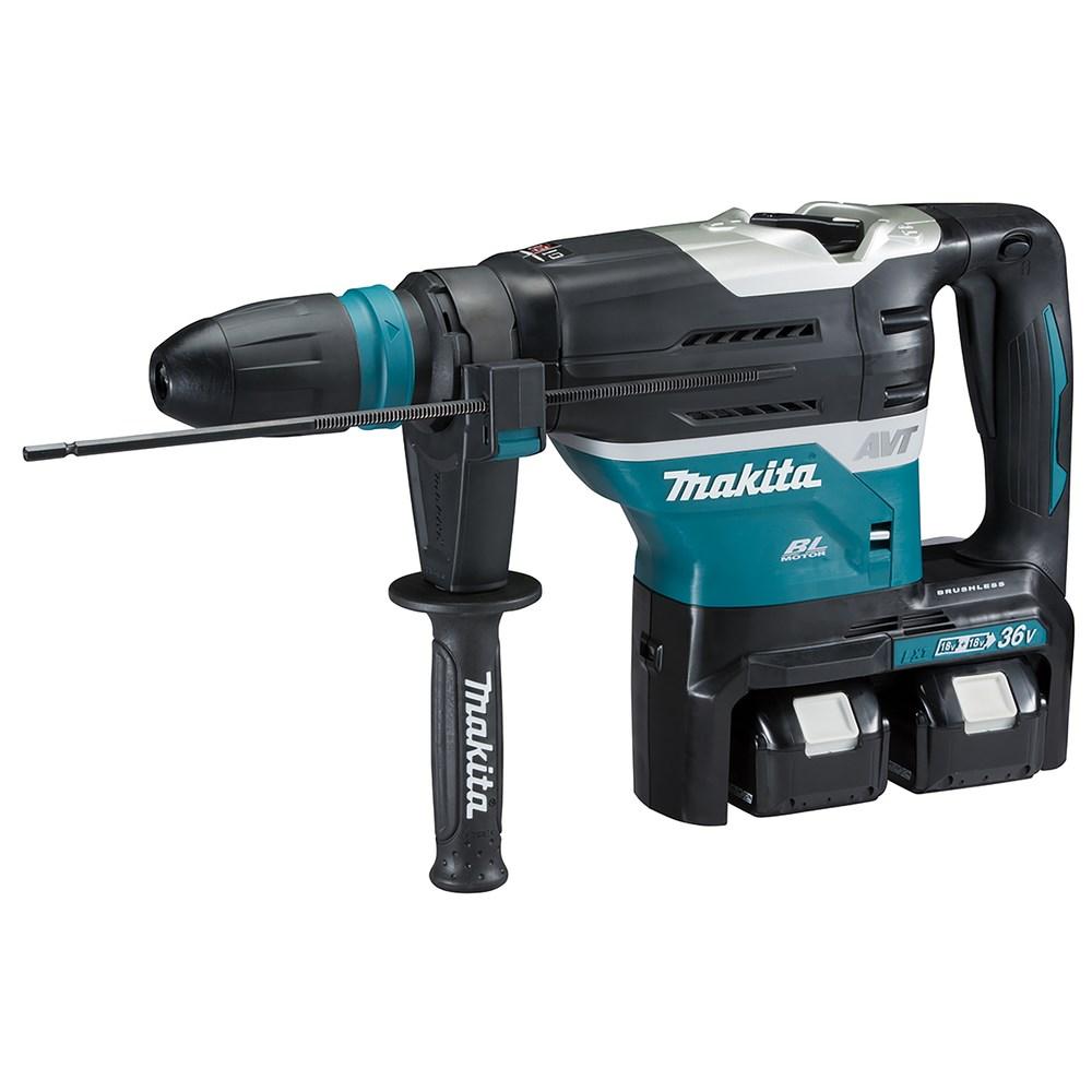 Mejselhammer Makita LXT DHR400ZKUN, SDS Max, 36 V (2×18 V), 8,1 kg billede