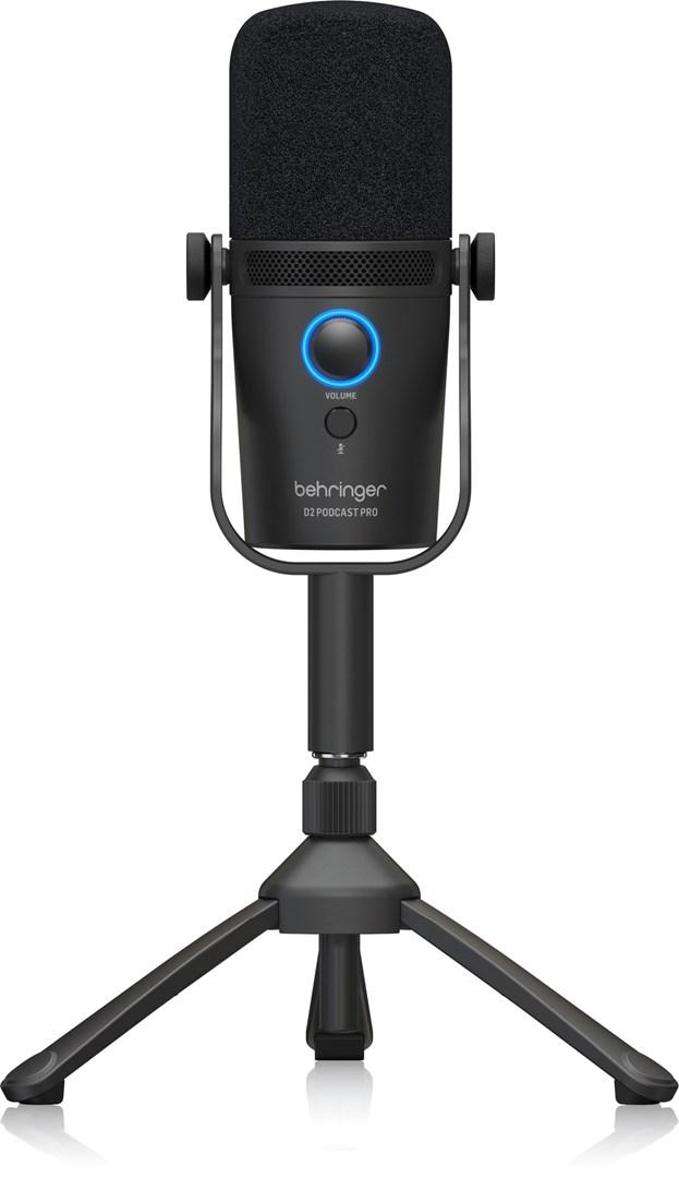 Mikrofon til podcast – Behringer D2, sort, USB/XLR