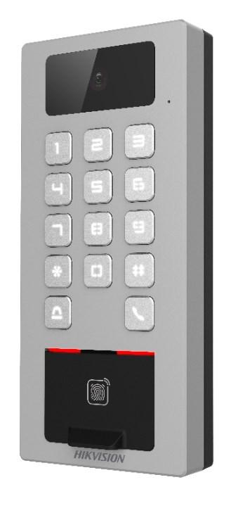 Hikvision Digital Technology DS-K1T502DBFWX-C, Basis adgangskontrollæser, Fingeraftrykslæser, Wi-Fi, Chip/kortlæser, adgang, Bluetooth, IP65