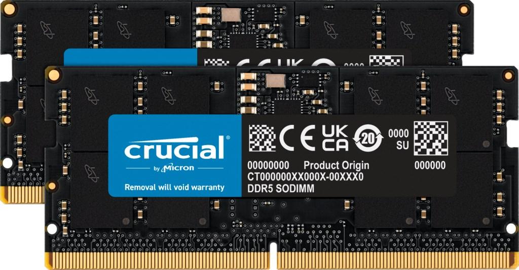 RAM DDR5 laptop 32 GB (2x16 GB) 4800 MHz CL40 - Crucial billede