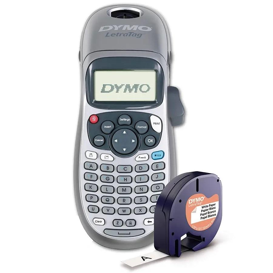 Labelmaskine DYMO LetraTag - trådløs, direkte termisk, sølv