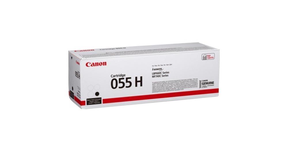 Toner til laserprinter Canon 055 H - højtydende, sort, original