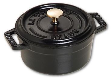 Gryde støbejern STAUB Minis - 0,25 l, sort billede