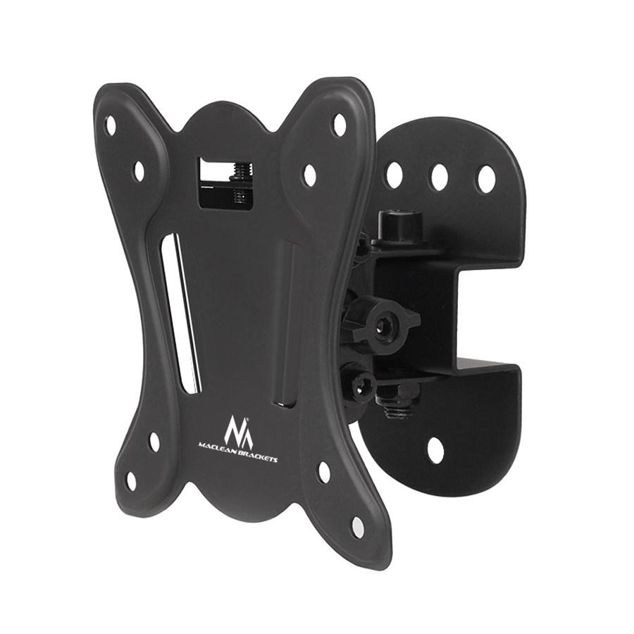 Vægbeslag til skærm – Maclean MC-670, tiltbar, 13–27", 20 kg, VESA 100x100 billede