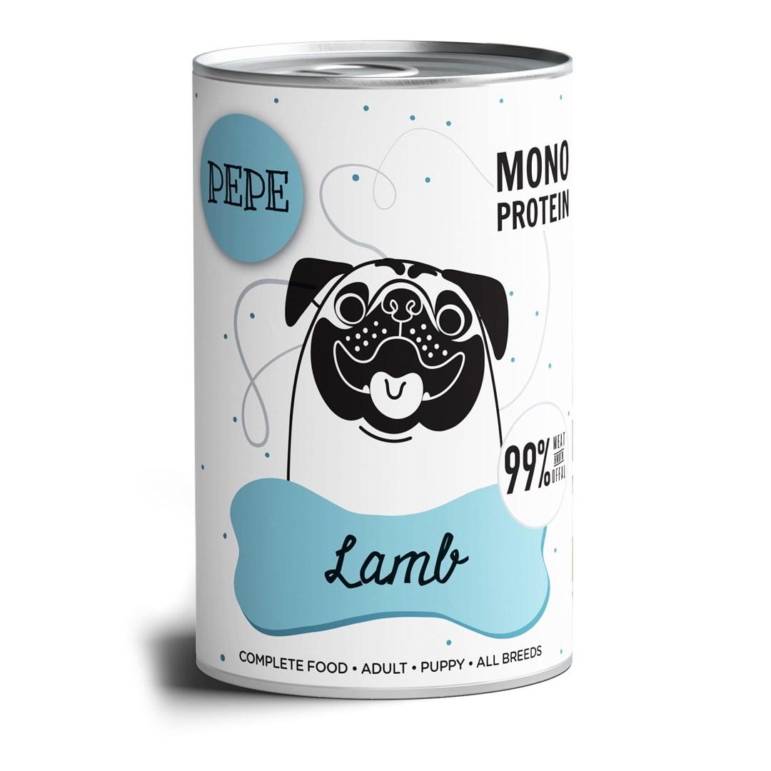 Hundefoder vådfoder PAKA ZWIERZAKA Pepe Lam – 400 g