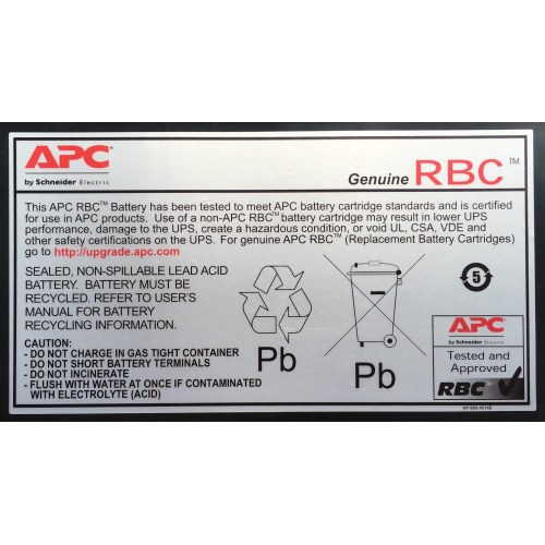 Batteri til UPS – APC Replacement Battery Cartridge #59