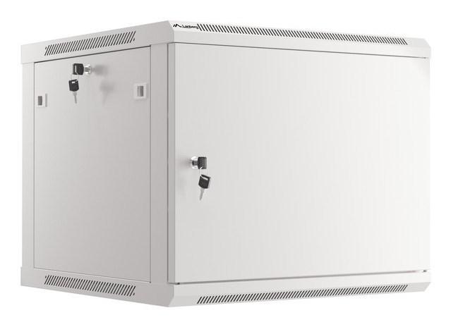 Væghængt 19" rackskab 9U - Lanberg, 600 × 600 mm, grå