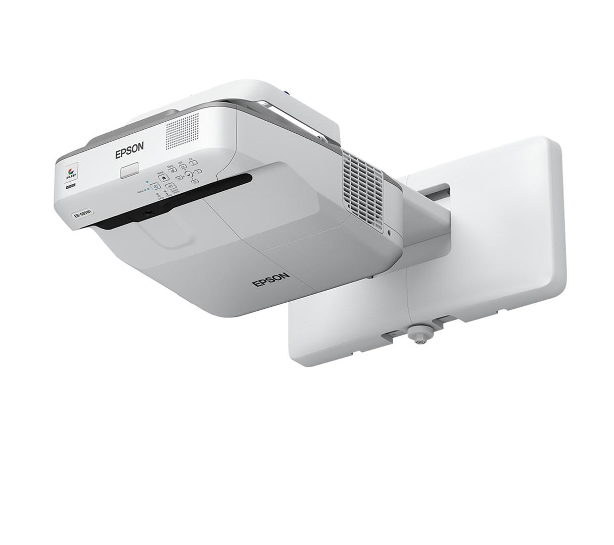 Projektor ultrakort kasteafstand - Epson EB-685W, 3LCD, 3.500 ANSI lumen, WXGA, hvid/grå