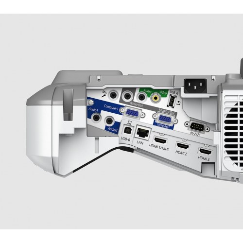 Projektor ultrakort kasteafstand - Epson EB-685W, 3LCD, 3.500 ANSI lumen, WXGA, hvid/grå