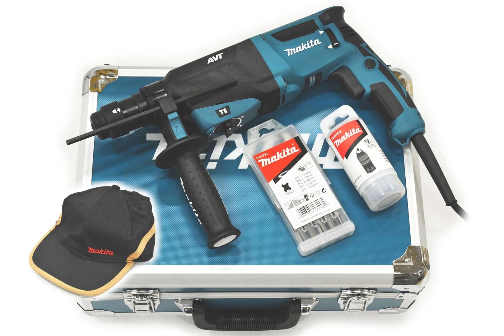 Makita HR2631FT13 Borehammer 800W med ledning 2.4Joule