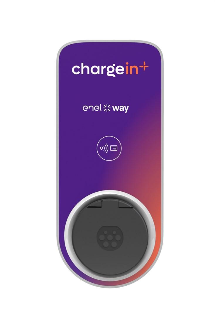 Ladestander til elbil Enel X JuiceBox Plus 3.0 Type 2, 22 kW, 3-faset, Wi‑Fi + mobilnet, RFID, backend