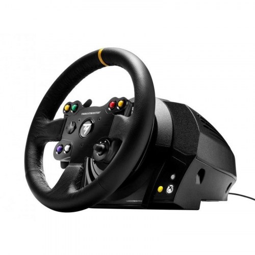 Ratl sæt til gaming Thrustmaster - rat og pedaler til PC og Xbox One (sort)