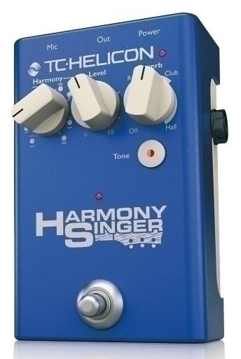 Vokaleffektpedal TC Helicon Harmony Singer 2 - Harmony, Reverb og Tone