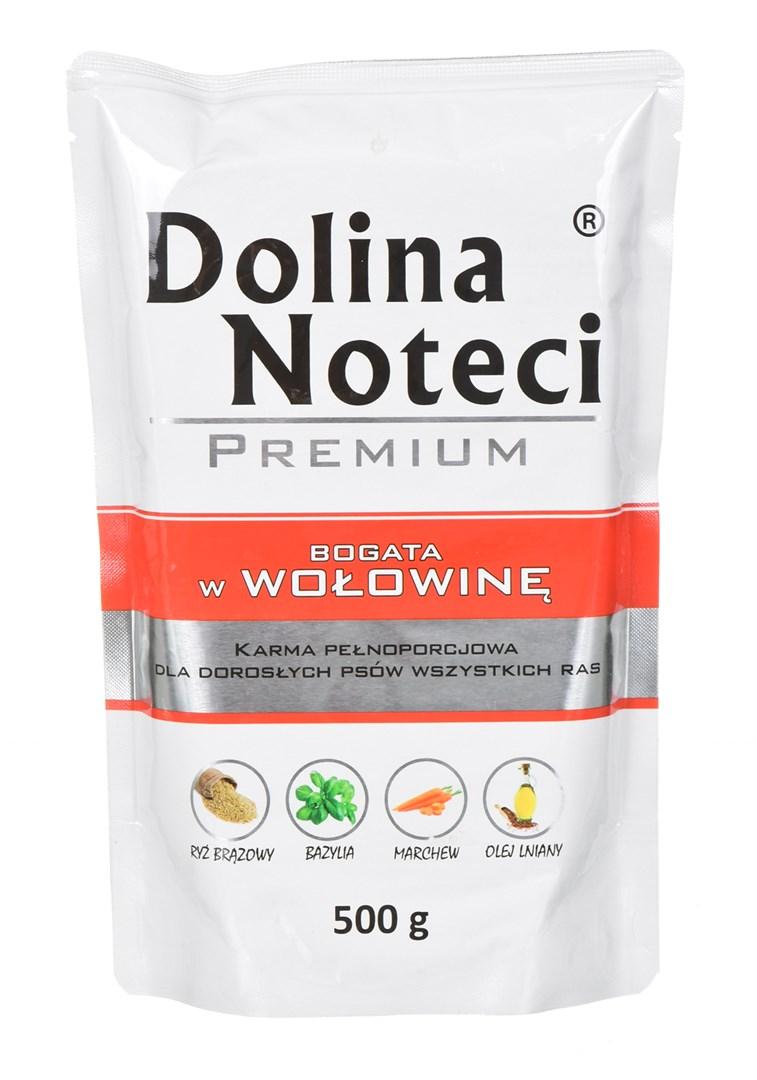 Hundefoder vådfoder – Dolina Noteci Premium med oksekød, 500 g
